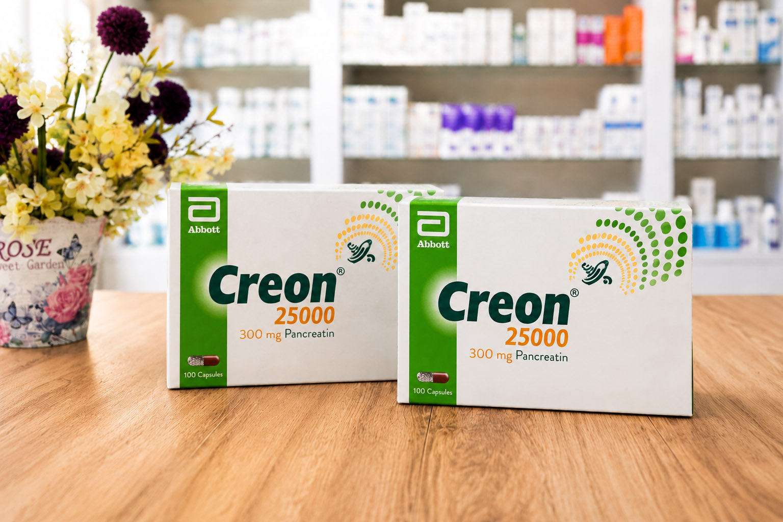 کپسول کرئون 25000 2 کپسول کرئون 25000 ابوت