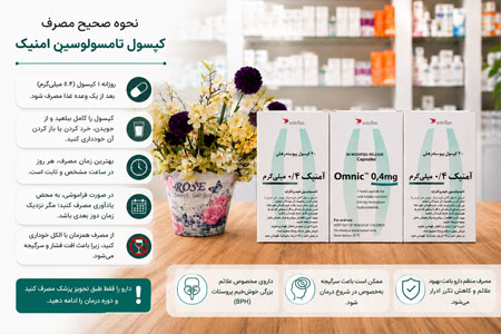 نحوه صحیح مصرف کپسول تامسولوسین امنیک